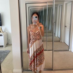 Floral patchwork dress